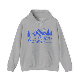 Fort Collins, Colorado Hoodie - Unisex Mountain Fort Collins Hoodie Sweatshirt