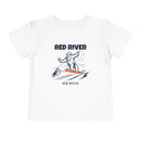 Red River, New Mexico Yeti Snowboard Toddler Tee-2