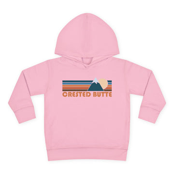 Buy pink Crested Butte, Colorado Toddler Hoodie - Unisex Crested Butte Toddler Sweatshirt