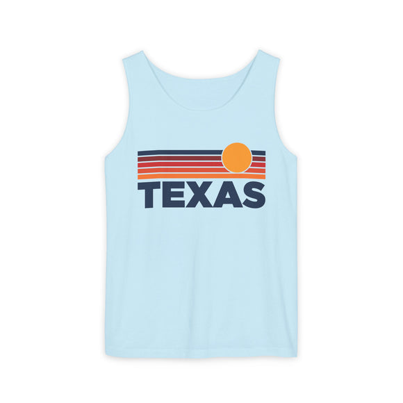 Texas Retro Sunstripe Tank Top | Comfort Colors - 100% Cotton