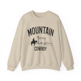 Mountain Sweatshirt - Mountain Cowboy Graphic Crewneck