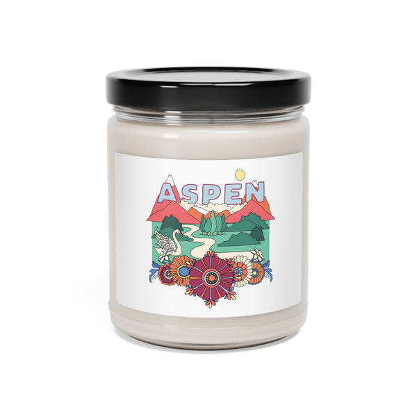 Aspen, Colorado Candle - Scented Soy Aspen Candle, 9oz