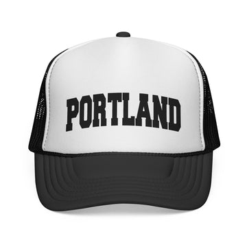 Portland, Oregon Collegiate Style Trucker Hat - 0