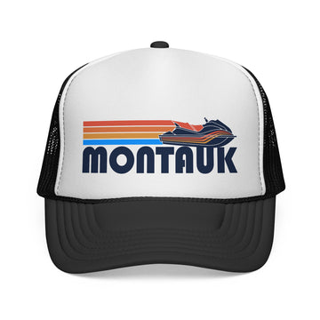 Montauk, New York PWC Boating Trucker Hat - Vintage Style Montauk Cap - 0
