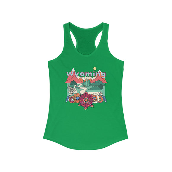 Wyoming Women's Racerback Tank Top