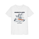 Mammoth Lakes, California Yeti Snowboard Youth Tee - Kids Skiing Shirt-2