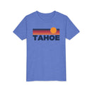 Lake Tahoe, California Youth T-Shirt — Retro Sun Tee-4