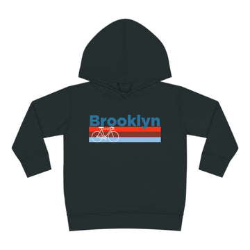 Buy vintage-smoke Brooklyn, New York Toddler Hoodie - Retro Bike