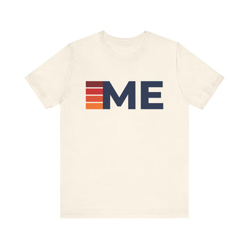Maine Retro Stripes T-Shirt | Maine State Tee - 0