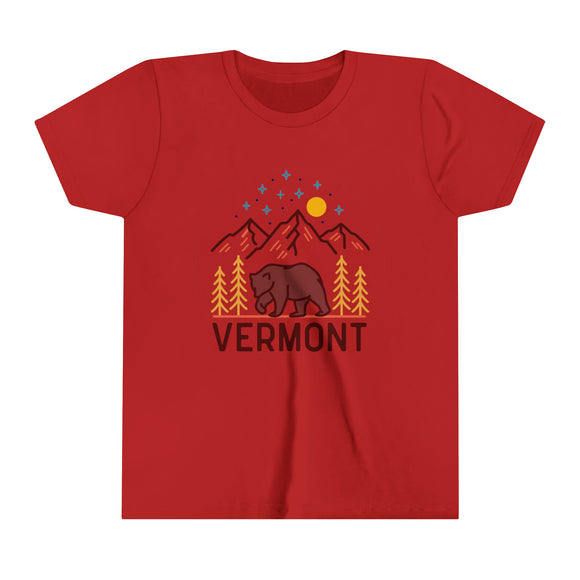 Vermont Youth T-Shirt - Unisex Kids Vermont Shirt