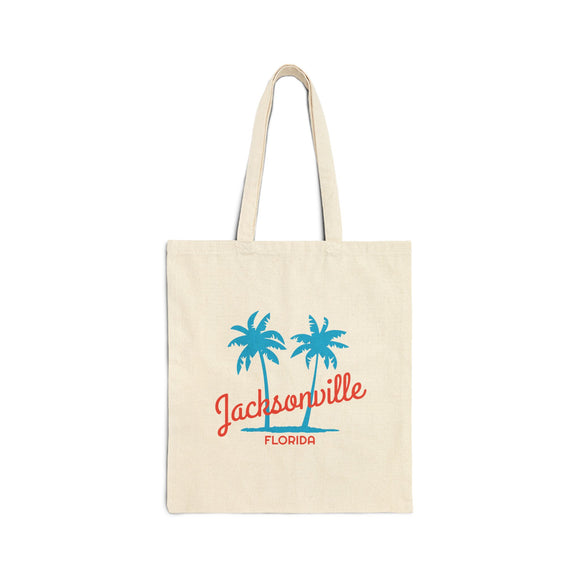 Jacksonville, Florida, Cotton Canvas Jacksonville Tote Bag