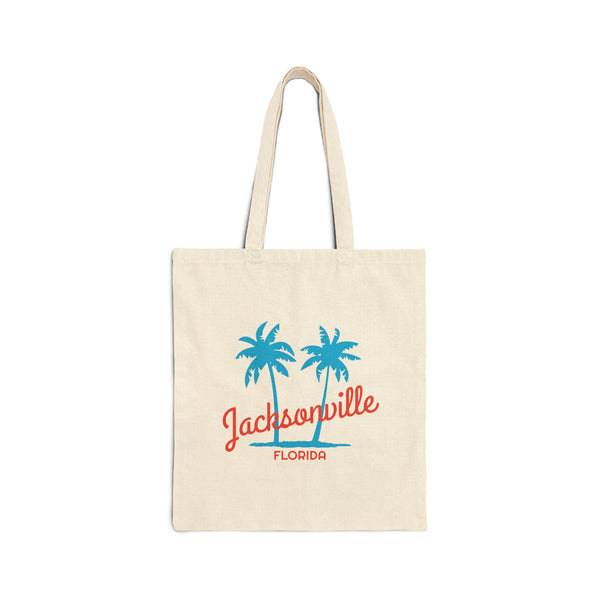 Jacksonville, Florida, Cotton Canvas Jacksonville Tote Bag
