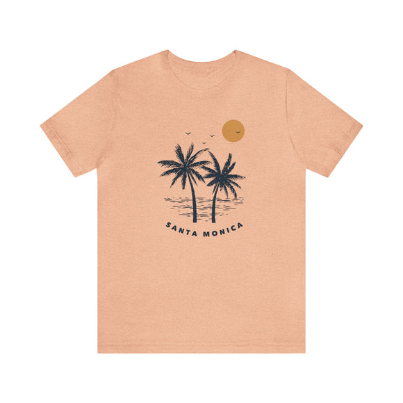 Santa Monica, California T-Shirt - Retro Unisex Santa Monica Shirt