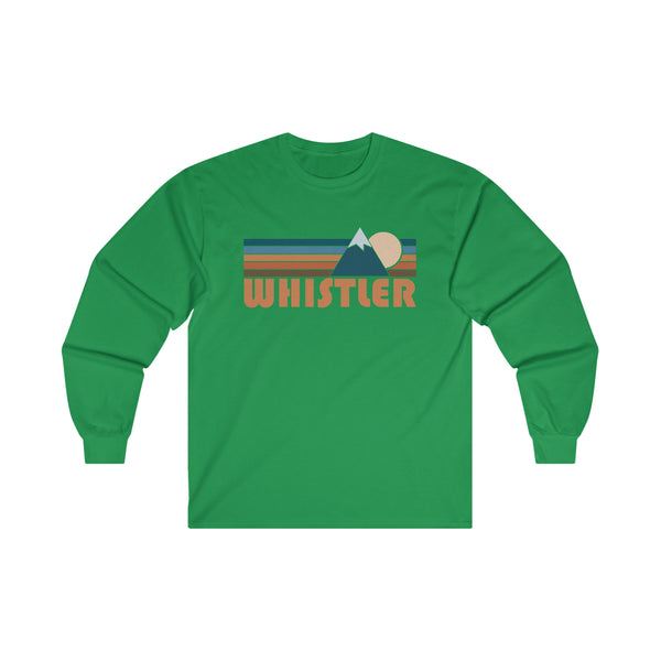 Whistler, Canada Long Sleeve Shirt - Retro Unisex Whistler Long Sleeve Tee