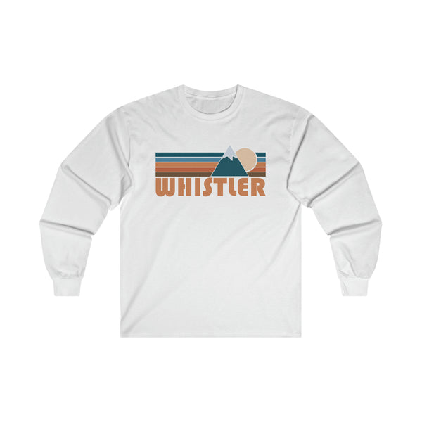Whistler, Canada Long Sleeve Shirt - Retro Unisex Whistler Long Sleeve Tee