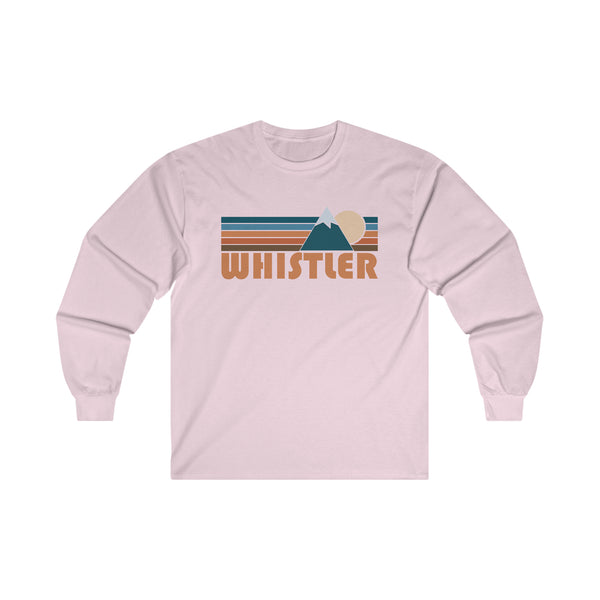 Whistler, Canada Long Sleeve Shirt - Retro Unisex Whistler Long Sleeve Tee