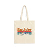 Boulder, Colorado Tote Bag - Cotton Canvas Boulder Bag