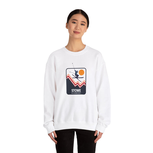 Stowe, Vermont Sweatshirt - Unisex Snow Ski Jump Stowe Sweatshirt