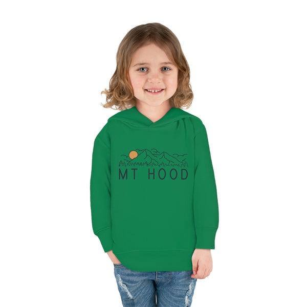 Mt Hood, Oregon Toddler Hoodie - Unisex Mt Hood Toddler Sweatshirt