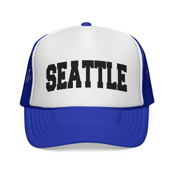 Seattle, Washington Collegiate Style Trucker Hat