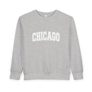 Chicago, Illinois Toddler Sweatshirt - Chicago Toddler Crewneck Sweatshirt-1