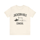 Jackson Hole, Wyoming Cowgirl Graphic Tee-4