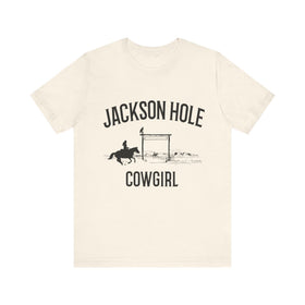 Buy natural Jackson Hole, Wyoming Cowgirl Graphic Tee