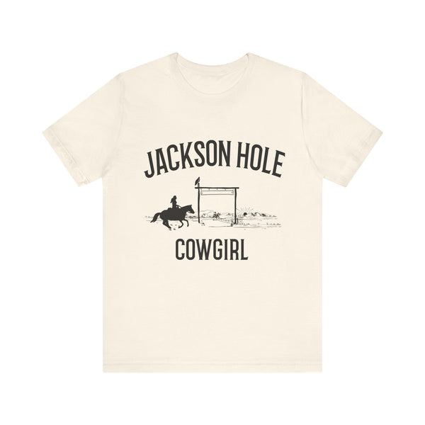 Jackson Hole, Wyoming Cowgirl Graphic Tee