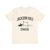Jackson Hole, Wyoming Cowgirl Graphic Tee