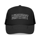 Midwest Trucker Hat — Vintage College Foam Mesh Cap-2