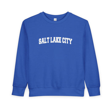 Salt Lake City, Utah Sweatshirt - Salt Lake City Toddler Crewneck Sweatshirt - 0