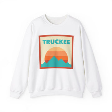 Retro Truckee, California Sweatshirt, Mountain Sun Design, Unisex Crewneck, Gift for Outdoorsy Friends, Vintage Truckee, California Jumper