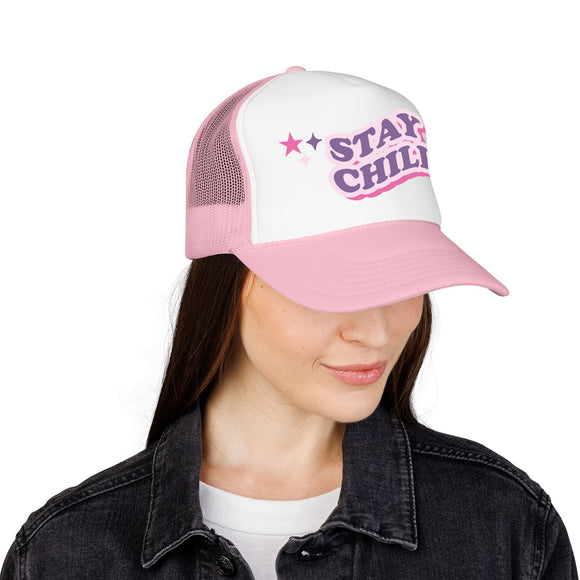 Stay Chill Trucker Hat Boho