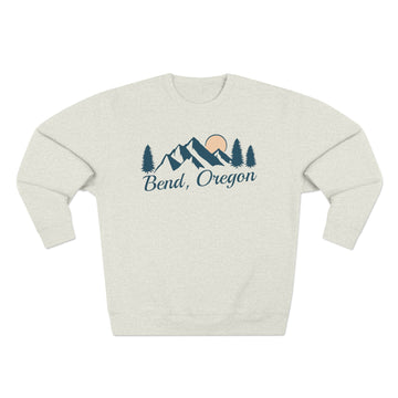Buy oatmeal-heather Premium Bend, Oregon Sweatshirt - Unisex Sweatshirt