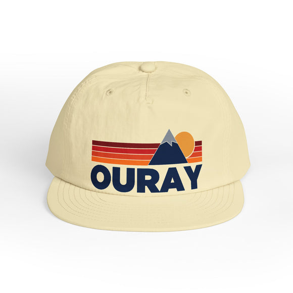 Ouray, Colorado Mountain Surf Cap | Retro Light Weight Cap