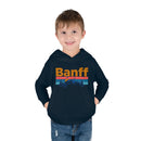 Banff Toddler Hoodie - Retro Mountain Sun Unisex Banff Toddler Sweatshirt-7