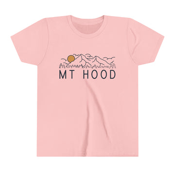 Mt Hood, Oregon Youth T-Shirt - Kids Mt Hood Shirt - 0