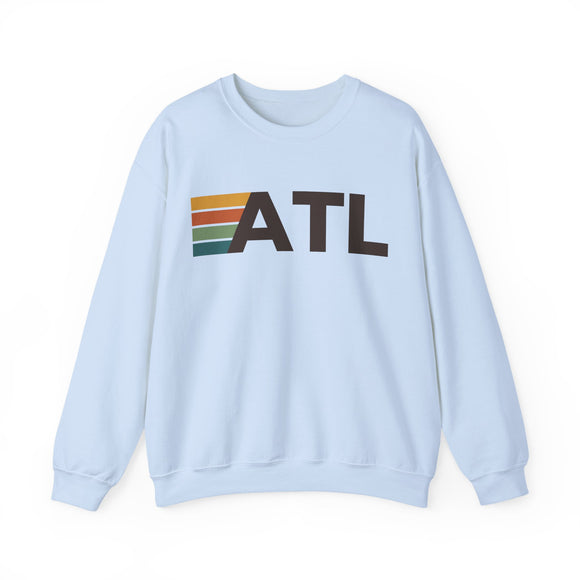 Atlanta, Georgia ATL Retro Stripe Sweatshirt