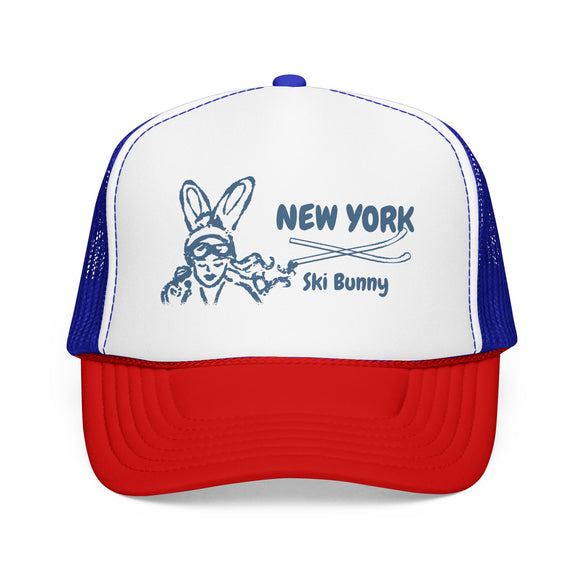 New York Ski Bunny Trucker Hat