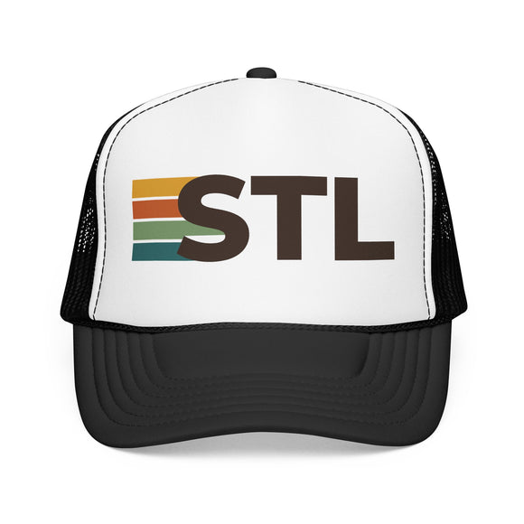 St. Louis, Missouri Trucker Hat - STL Abbr retro cap
