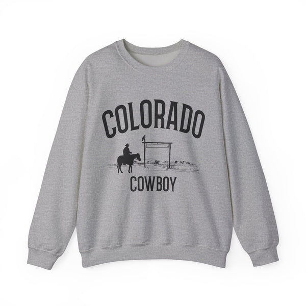 Colorado Sweatshirt - Mountain Cowboy Graphic Crewneck