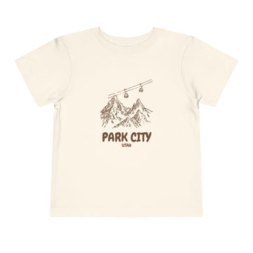 Park City, Utah Toddler T-Shirt — Vintage Gondola Ski Mountain Tee