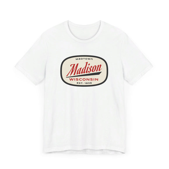 Madison, Wisconsin T-Shirt - Retro Unisex Madison Shirt