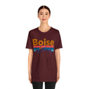 Boise, Idaho Shirt - Mountain Sunset Unisex Boise T-Shirt-78