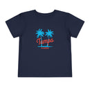 Tampa, Florida Toddler T-Shirt - Retro Palm Tree Toddler Tampa Shirt-1