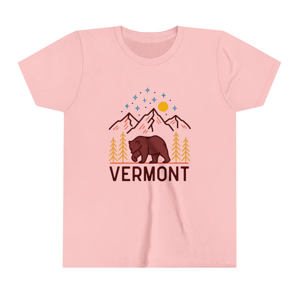 Vermont Youth T-Shirt - Unisex Kids Vermont Shirt