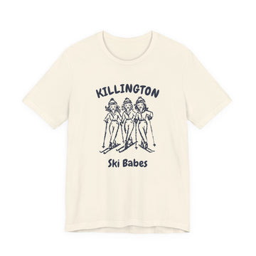 Killington, Vermont Ski Babes T‑Shirt — Retro Skiing Graphic Tee - 0