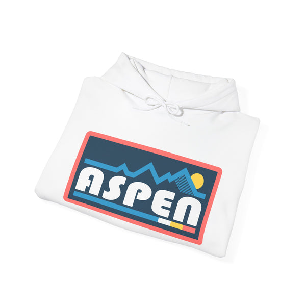 Aspen, Colorado Hoodie - Unisex Sun Aspen Hoodie Graphic Sweatshirt