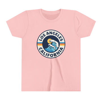 Buy pink Los Angeles, California Youth T-Shirt - Kids Los Angeles Shirt
