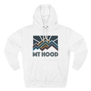 Mt Hood, Oregon Hoodie - Retro Mountain Unisex Sweatshirt-2